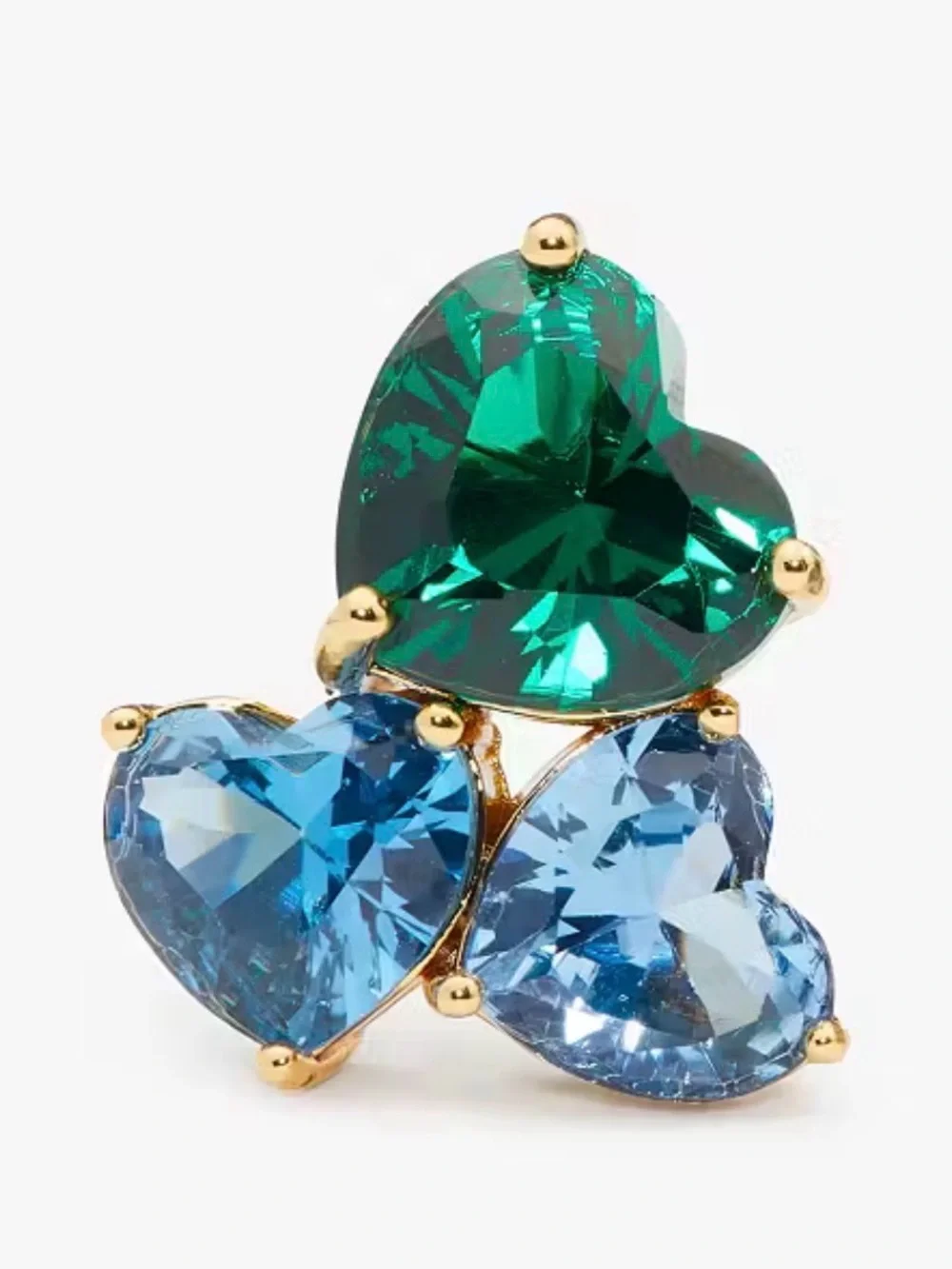 $98 KATE SPADE My Love Heart Cluster Studs NEW